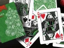 Christmas Playing Cards - Paisley Metallic Green Thumbnail 5