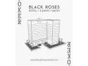 Cold Foil Black Roses Hotel Playing Cards Thumbnail 6