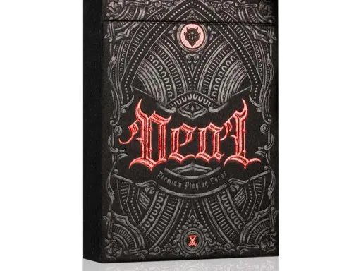 Welcome to the Dark Side with the Deal with the Devil UV Playing Cards. If you enjoy the demonic artworks and cultures conveyed through the canvas of playing cards these cards use of UV Ink