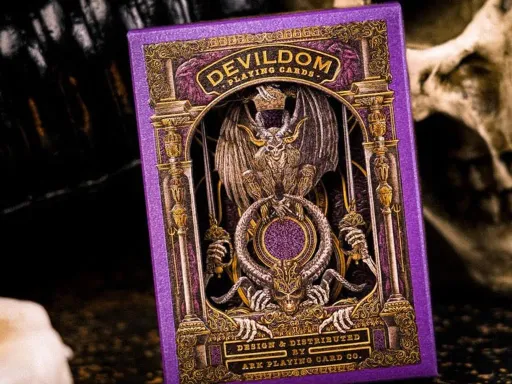 Devildom Luxury Leather Playing Cards Thumbnail 1