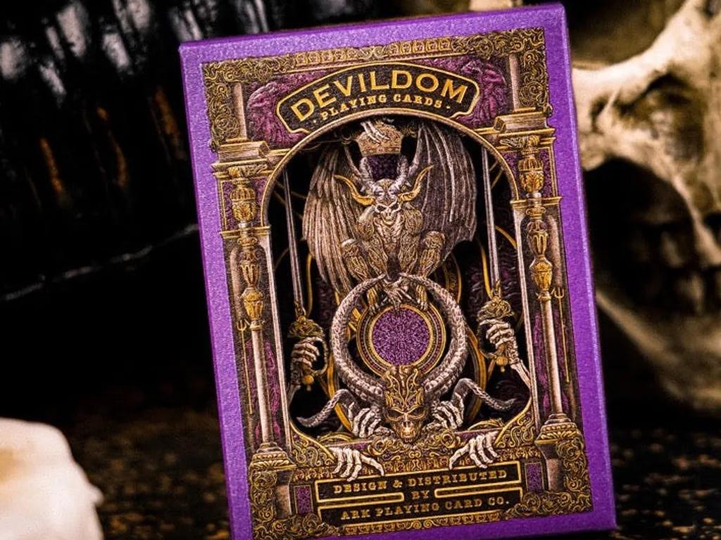 Devildom Luxury Leather Playing Cards 1