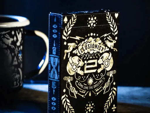 The Discord Deck by the Ellusionist celebrates magic, mentalism and the passion to collect playing cards.The Discord playing cards are housed in a tuck box that features premium matte finish and curious iconography. The tuck