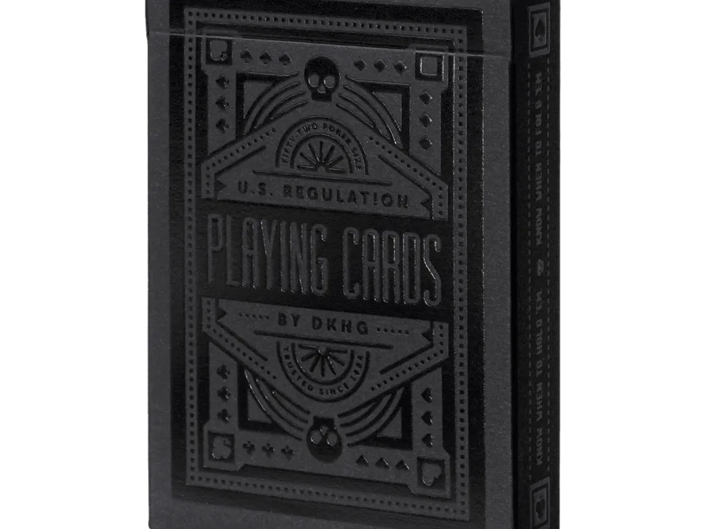 DKNG Black Wheel Playing Cards 1