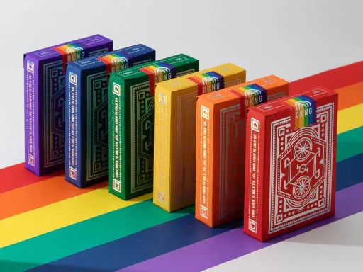 The iconic DKNG playing cards by Art of Play have been given a face lift and features a unique rainbow foil back design and updated face cards to match the Rainbow theme of the DKNG