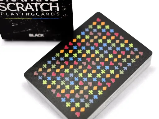 Scratch art - in which a colored surface is covered in black paint, which is then scratched away to create a design or image - is an increasingly popular technique everywhere from kindergartens to avant-garde