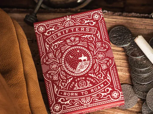 For the ramblers. For the gamblers. Whichever hand life deals, Drifters playing cards serve as a reminder that the journey is the destination. Every shuffle and cut of the cards is a call to never