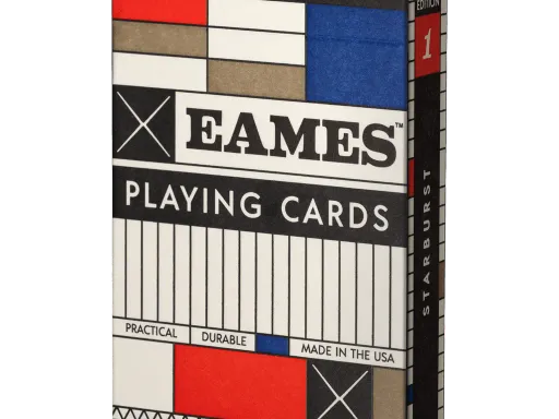 Eames Playing Cards are collectable playing cards by Art of Play and Dan &amp; Dave Playing cards as a tribute to the timeless sensibilities of Charles &amp; Ray Eames.The First edition of the Eames Playing