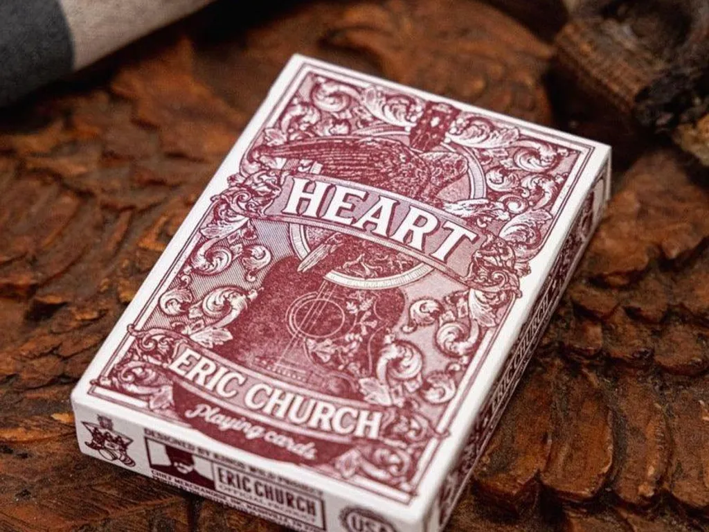 Eric Church Playing Cards - Heart 1