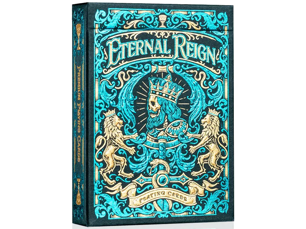 Eternal Reign Sapphire Kingdom Playing Cards by Riffle Shuffle 1