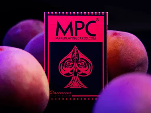 Fluorescent Playing Cards - Peach Edition Thumbnail 1