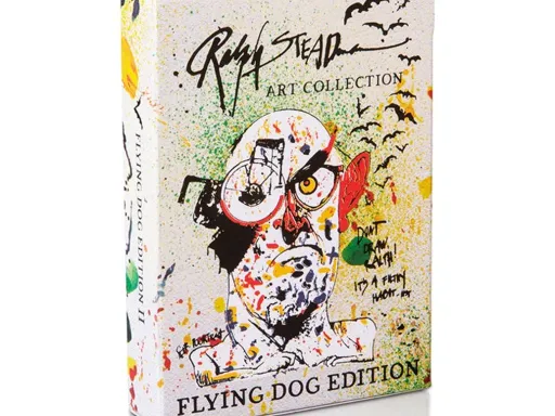 Art of Play in collaboration with the famous artist Ralph Steadman and Flying Dog Brewery, present The Ralph Steadman Art Collection Edition 2, elegantly printed on playing cards. The multi-colored back design features the Flying