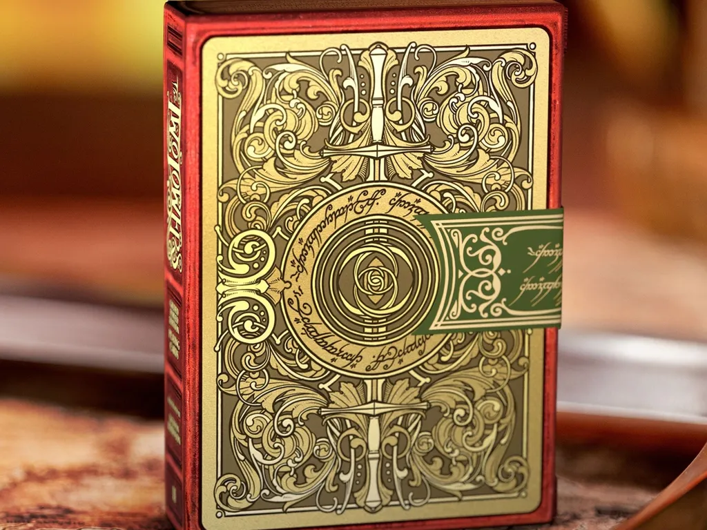 Foil and Gilded Edition LOTR Two Towers Playing Cards 1