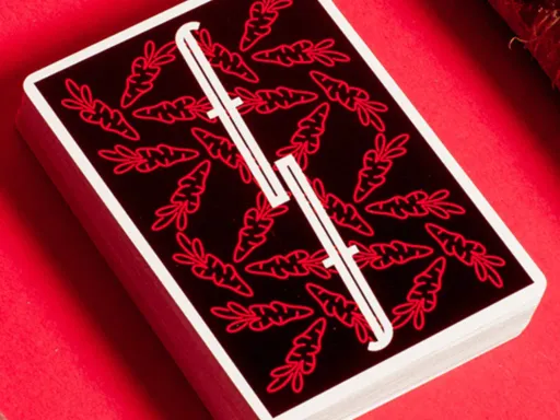 Fontaine Playing Cards creates some of the most popular and best cardistry playing cards. The Fontaine Carrots playing cards is the 13th deck released by Fontaine Cards and Zach Mueller.The Fontaine Carrots V2 Edition by