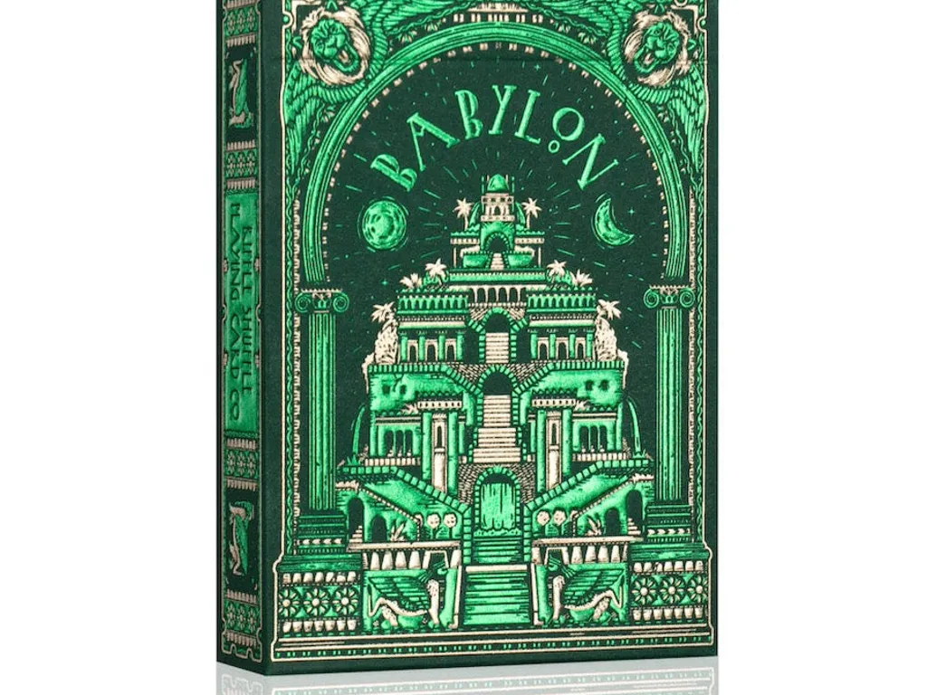 Forest Green Babylon Playing Cards 1