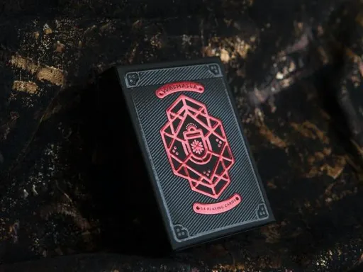 Walhalla is the German form of Valhalla. In Norse mythology, Valhalla is a majestic and vast hall located in Asgard, ruled over by the god Odin.Freyja Limited Edition Walhalla Playing Cards are inspired by Valhalla