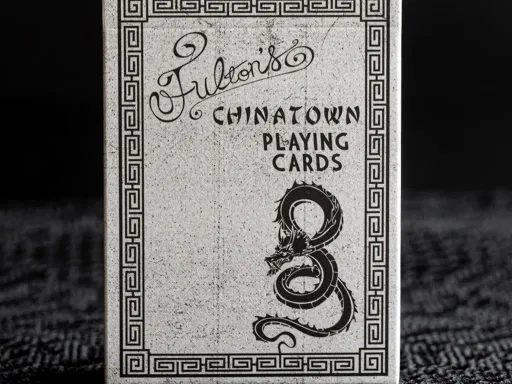 Celebrate the Year of the Dragon with the Fultons Chinatown Bootleg Playing Cards. The name bootleg is the inspiration for this deck as many years ago Brad Fulton received an email asking if a deck