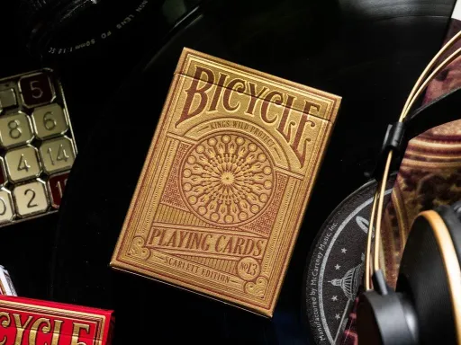 Gilded Bicycle Scarlett Playing Cards by Kings Wild Project Thumbnail 1