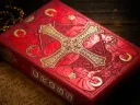 Gilded Cross Playing Cards - Red Maroon Martyrs 1 of 150 Thumbnail 3