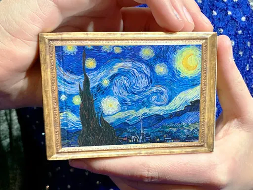 Gilded Vincent van Gogh The Starry Night Thumbnail 1