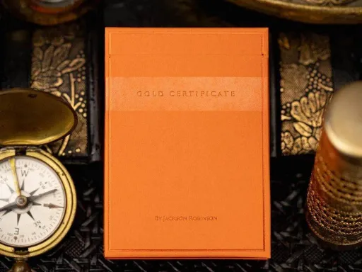 Gold Certificate - Foiled Edition Playing Cards Thumbnail 1