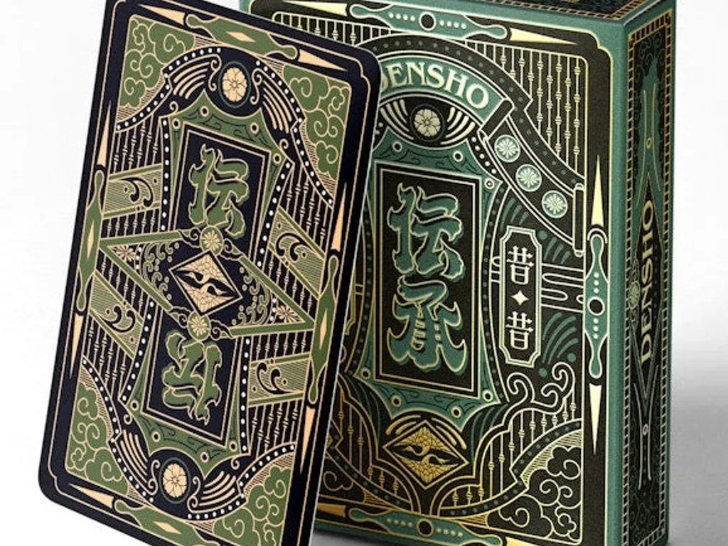 Green Densho Playing Cards 1