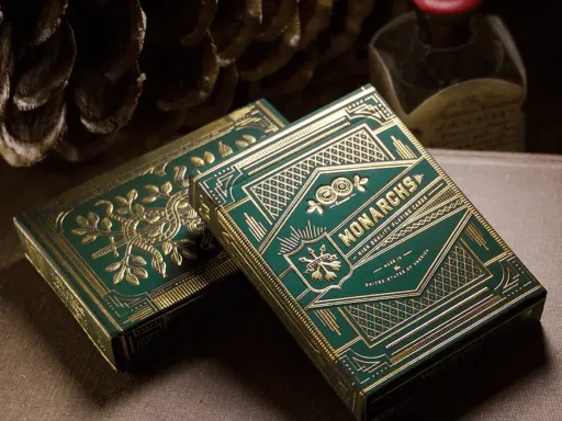 Green Monarchs Playing Cards Thumbnail 1