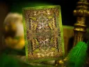 Halidom Green Leather Playing Cards Thumbnail 6