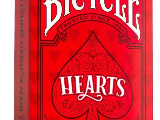 Hearts is one of the world's most famous playing cards game and you can learn how to play it using the latest Bicycle Hearts Playing Cards. Played using four players hearts is a game that