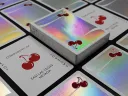 Holographic Sands Mirage Cherry Casino Playing Cards Thumbnail 2