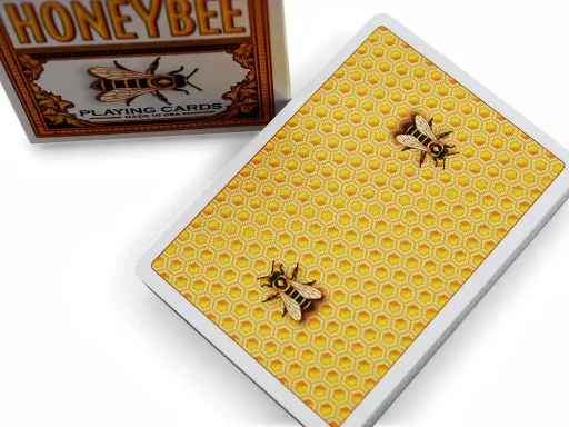 The Honeybee playing cards receive a stunning update in this new version, following the success of the original sold-out deck. Designed by Randy Butterfield and printed by USPCC in the United States, the V2 is