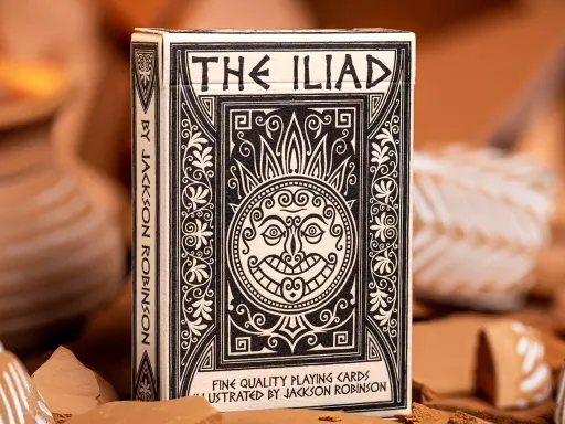 The Iliad Playing Cards by Kings Wild Project are based on an ancient Greek epic poem attributed to Homer.Written around the 8th century B. C. , it is considered one of the oldest works of