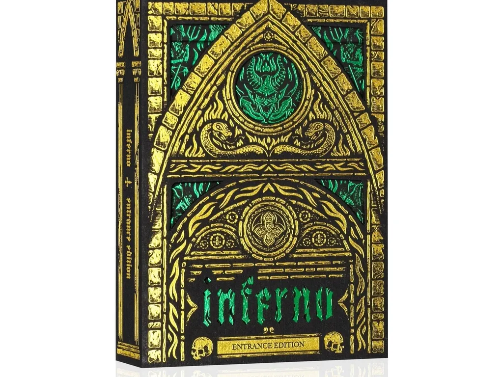 Inferno Playing Cards Emerald Blaze 1