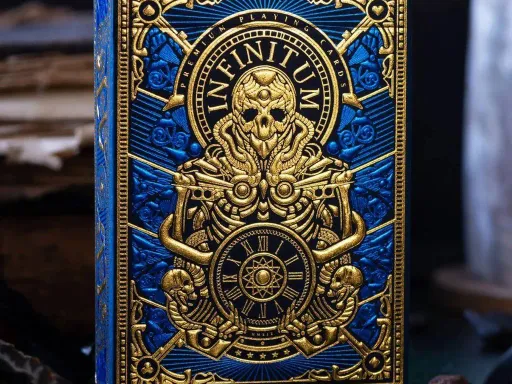 Infinitum Playing Cards - Royal Blue Thumbnail 1