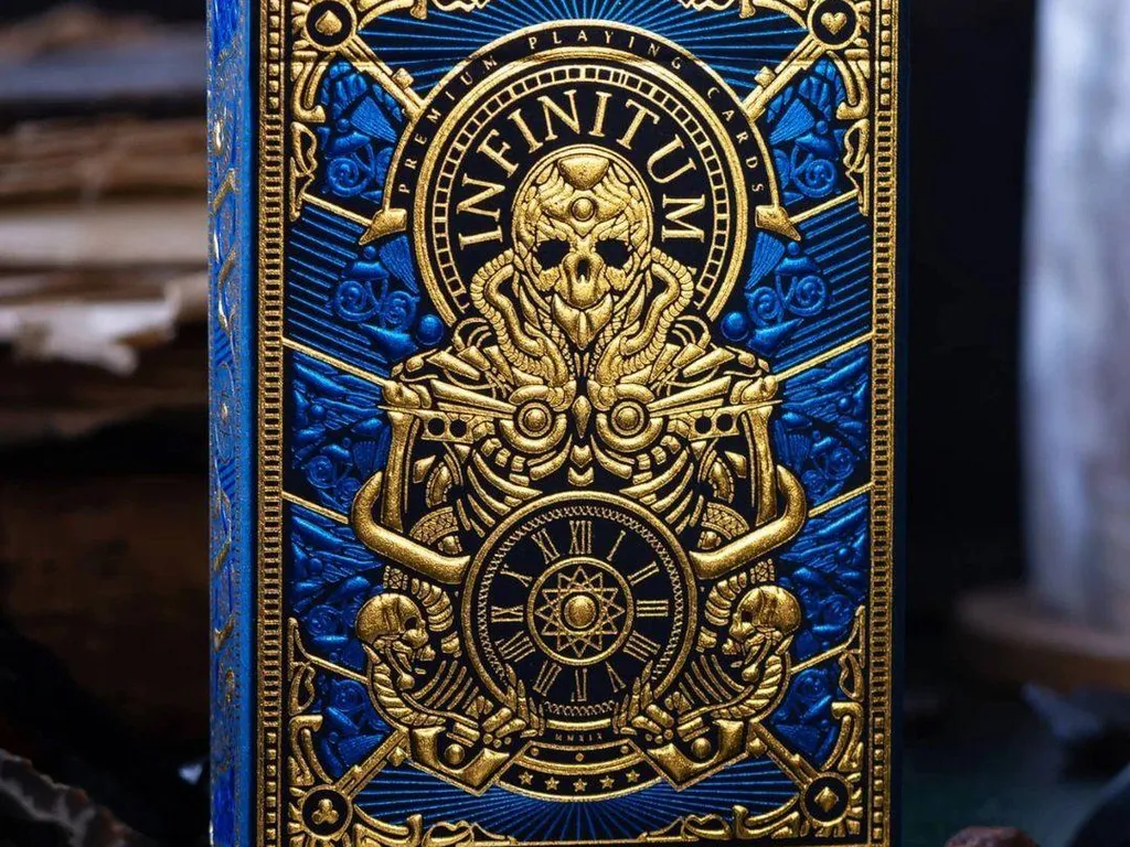 Infinitum Playing Cards - Royal Blue 1