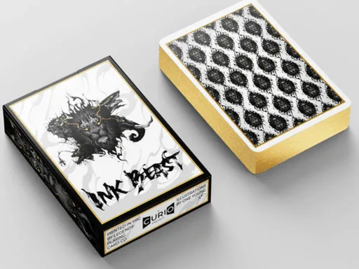 Ink Beast Playing Cards feature incredible illustrations that showcase the Animal Kingdom in a way you have never seen before. This aggressive and bold styling is printed with premium features and technology, leading to a