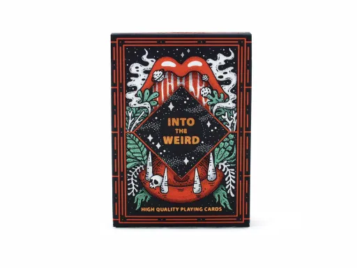 Embrace your inner weird. Inspired by our fascination with the strange and unusual, we invite you to open a chamber of secrets and step Into the Weird with our latest custom deck of playing cards.