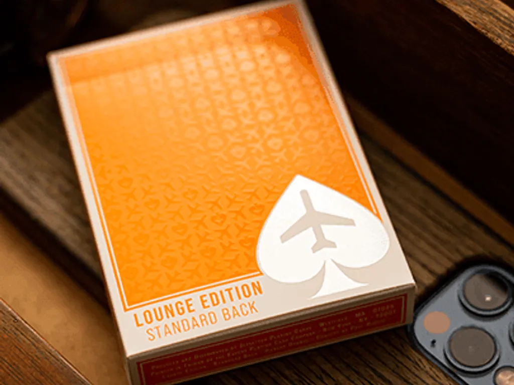 Jetsetter Playing Cards - Orange 1