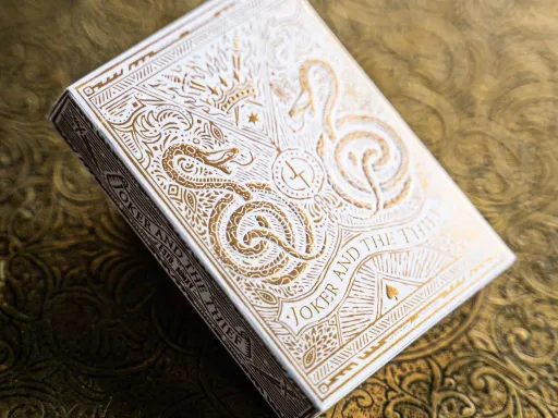 Joker and the Thief Playing Cards have created some of the most detailed and luxurious playing cards and the New White Red Edition of the Joker and the Thief playing cards is one of them.As