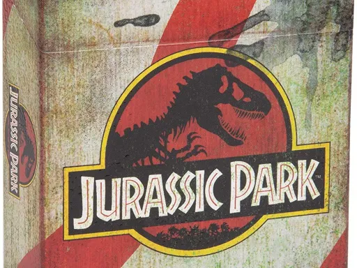 Ellusionist in close collaboration with the Jurassic Park franchise and Universal Studios present to you Jurassic Park Playing Cards! The mirrored back design features dinosaurs and other elements from the classic 1993 movie that will