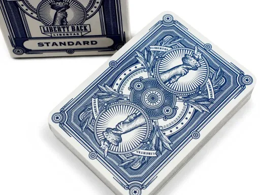 Give me your tired, your poor, your huddled masses yearning to breathe free... A Gamblers Warehouse exclusive, Liberty Back playing cards bring the beacon of American freedom to your gaming table. Liberty Playing Cards Company