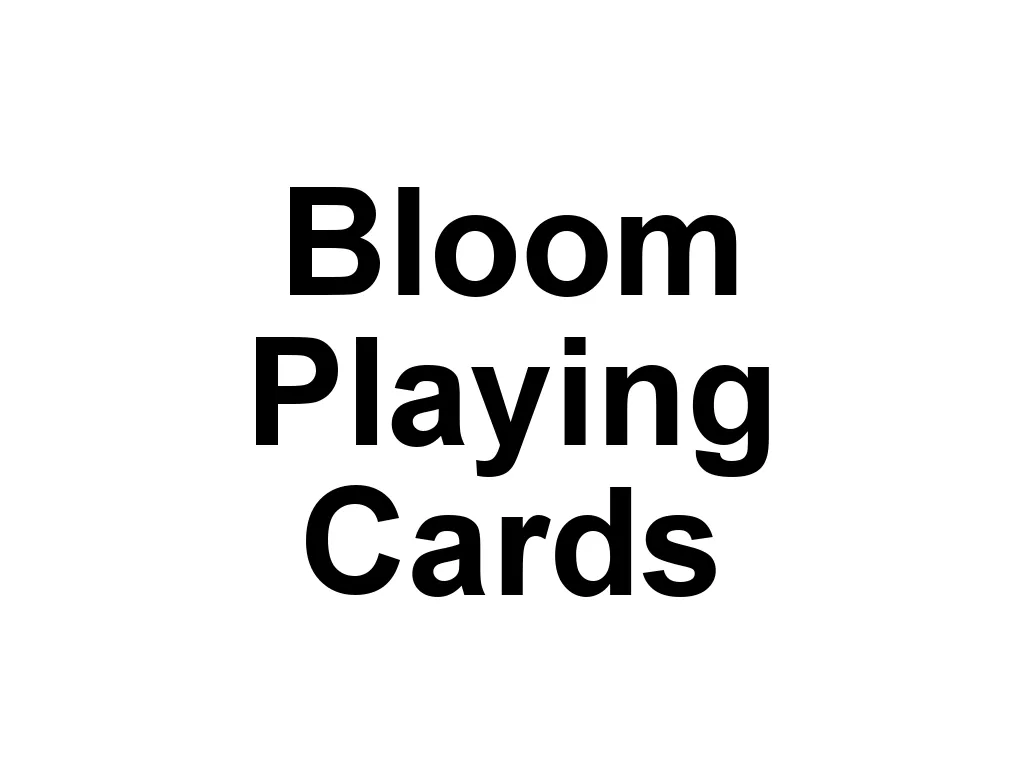 Bloom Playing Cards is a brand dedicated to bringing floral beauty to the world of playing cards. Each deck features stunning botanical illustrations and intricate designs, making them perfect for collectors, magicians, and anyone who