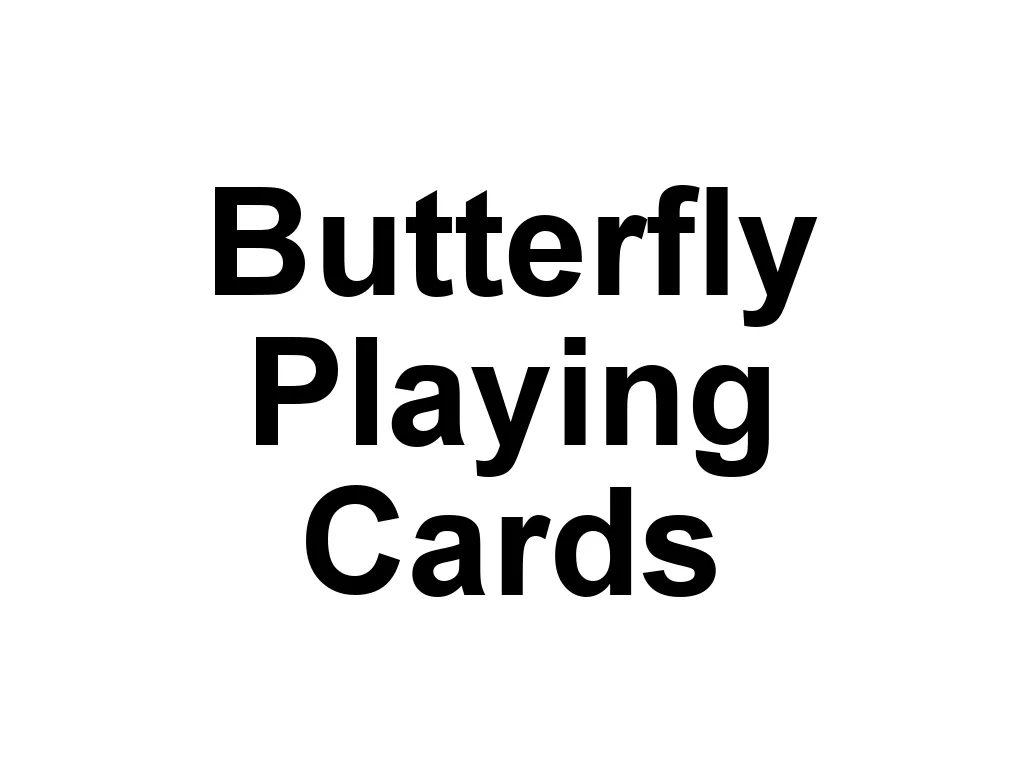 Butterfly Playing Cards is a brand known for its beautiful and intricate card designs. Created by magician Ondrej Psenicka, Butterfly decks feature unique marking systems and elegant artwork, making them a favorite among magicians and