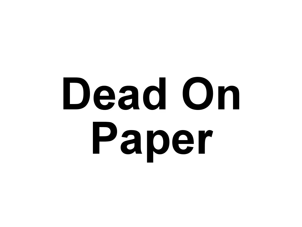 Dead On Paper is a brand that creates artistically designed playing cards and stationery. Their products feature detailed illustrations and unique themes, making them a favorite among collectors and art enthusiasts.