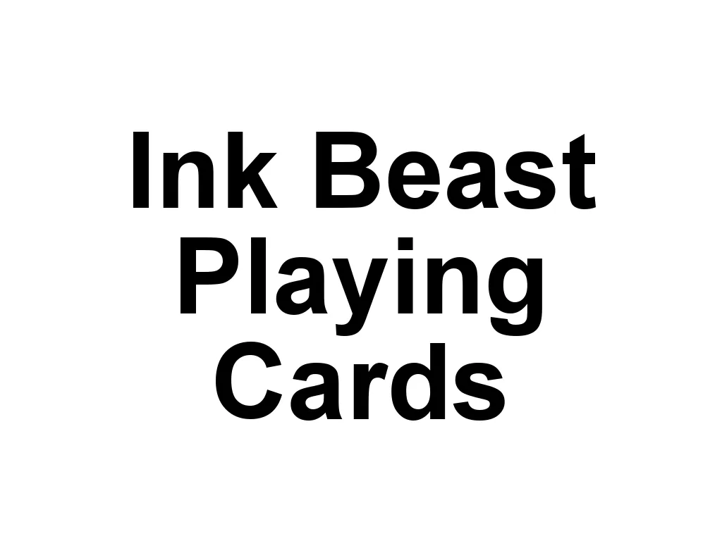 Ink Beast Playing Cards is a brand that creates decks with bold and artistic designs. Their products often feature intricate illustrations and unique themes, making them a favorite among collectors and enthusiasts who appreciate high-quality