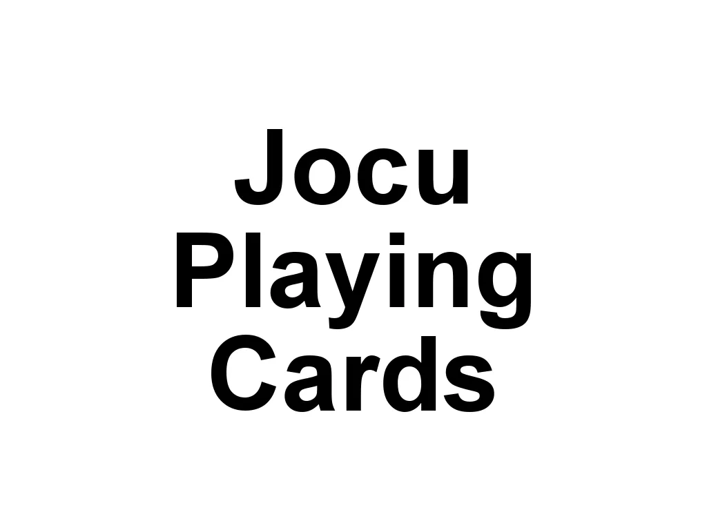 Jocu Playing Cards is a brand known for its luxurious and artistic designs. Their decks often feature intricate details and high-quality materials, making them a prized possession for collectors and enthusiasts.