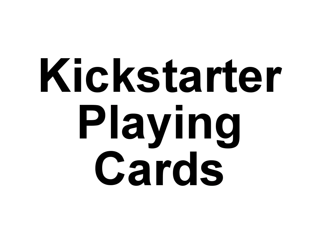 Kickstarter Playing Cards is a platform that helps designers bring their playing card projects to life through crowdfunding. They offer a range of unique and artistically designed decks, providing a platform for creativity and innovation