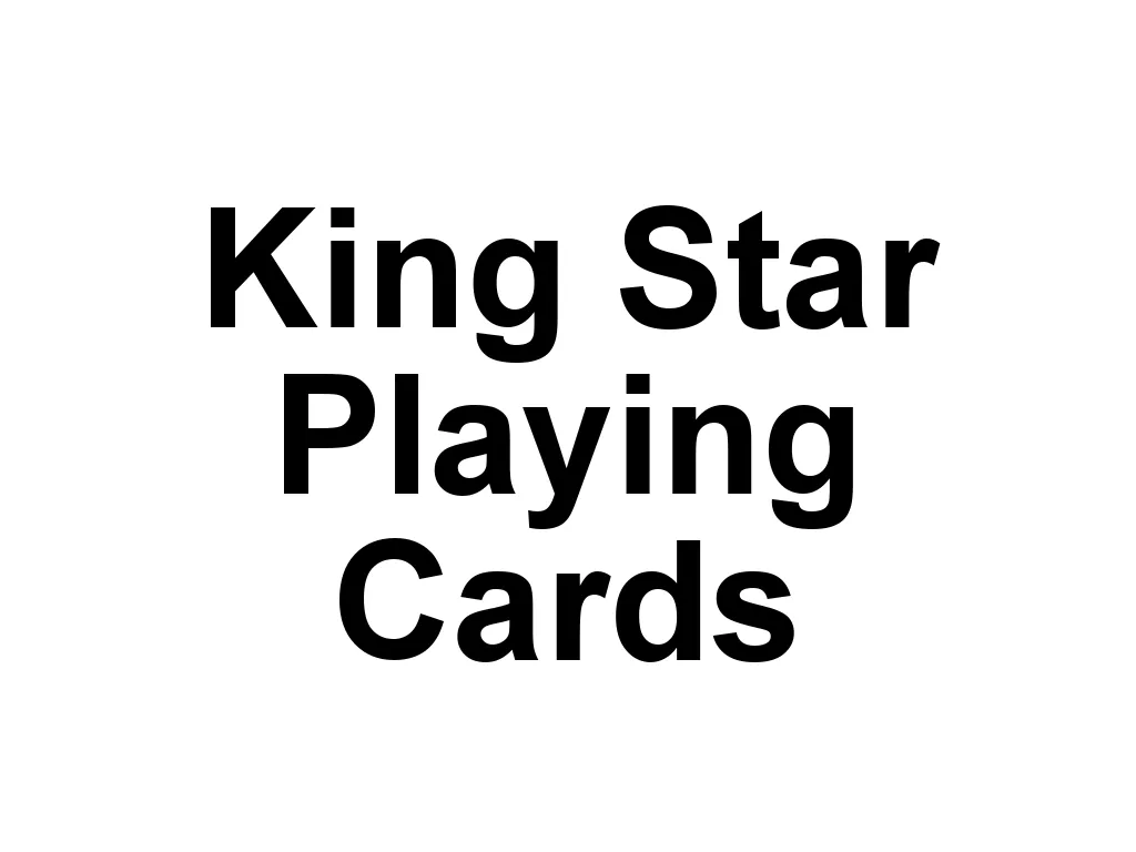 King Star Playing Cards is a brand known for its luxurious and artistic designs. Their decks often feature intricate details and high-quality materials, making them a prized possession for collectors and enthusiasts.