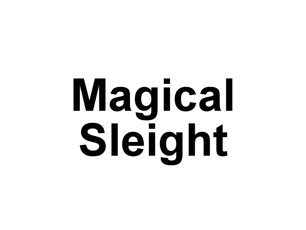 Magical Sleight is a brand that offers a wide range of magic products and accessories. Their selection includes playing cards, magic tricks, and instructional materials, catering to magicians of all skill levels.