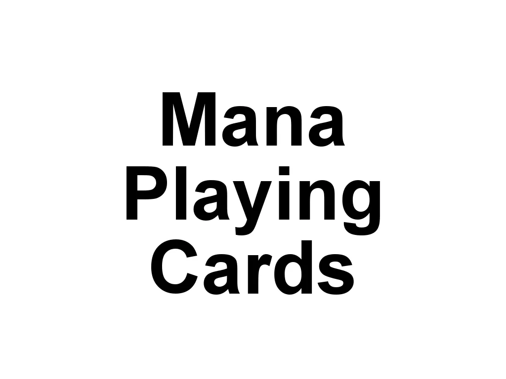 Mana Playing Cards, designed by magician Erik Mana, offers a series of collectible, intricately crafted playing cards. Known for their stunning designs and hidden riddles, these decks are highly sought after by magicians, cardists, and