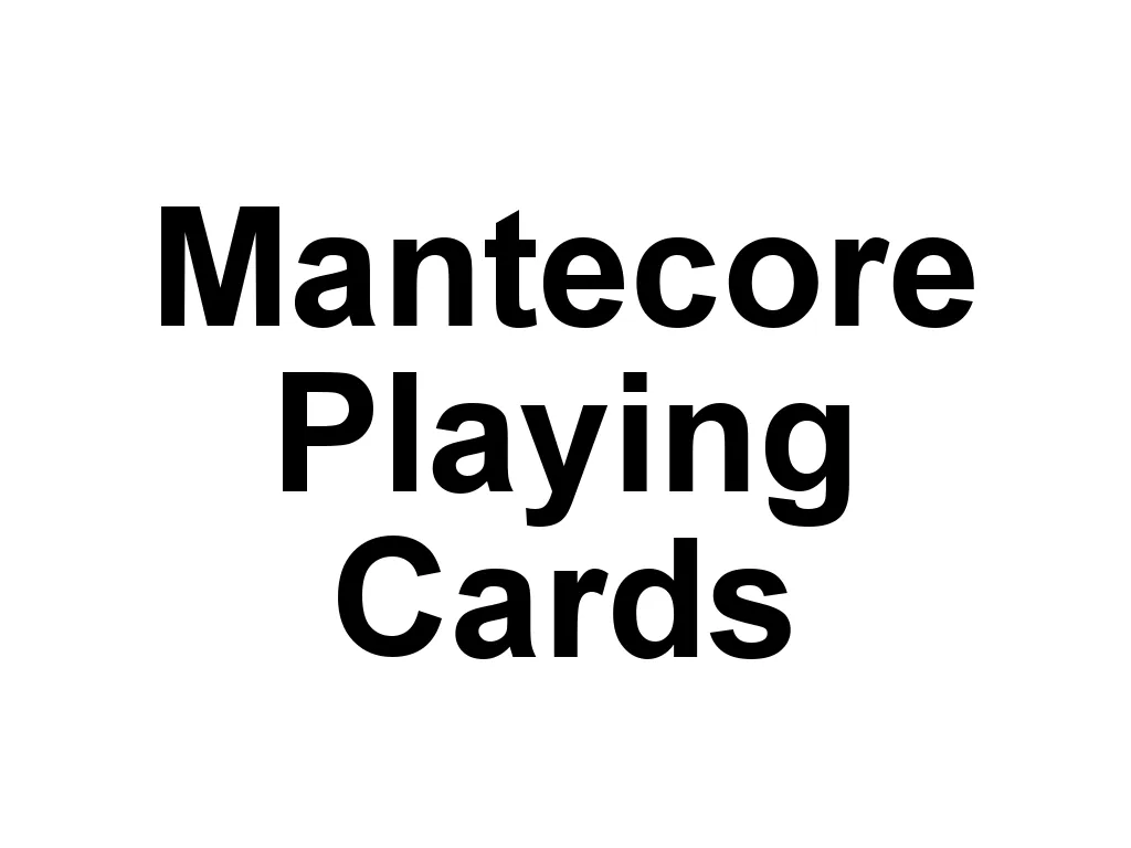 Mantecore Playing Cards is a brand that creates high-quality and artistically designed playing cards. Their decks are known for their unique themes and attention to detail, making them a popular choice among collectors and cardists.